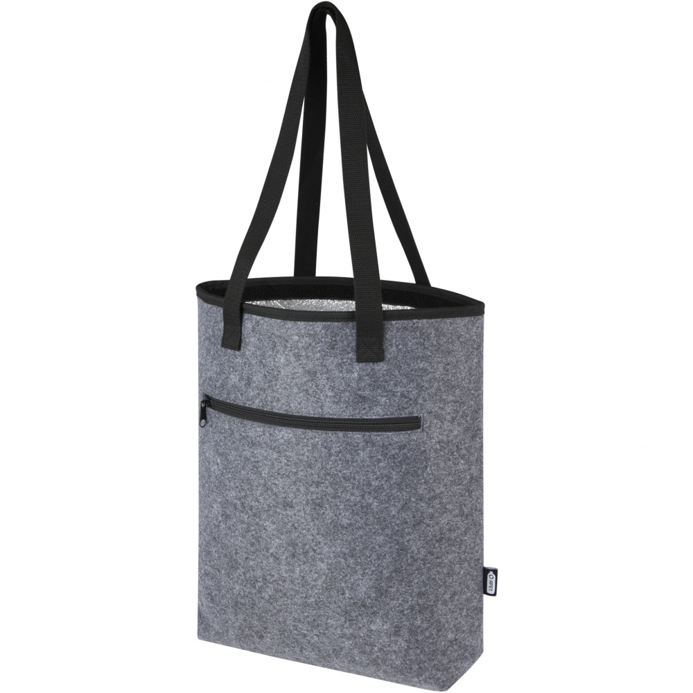 Logo trade promotional item photo of: Felta GRS recycled felt cooler tote bag 12L