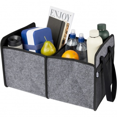 Logotrade promotional item image of: Felta GRS recycled felt foldable car organiser