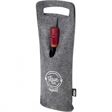 Logotrade corporate gift image of: Felta 75 cl GRS recycled felt wine bag