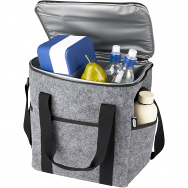 Logo trade advertising product photo of: Felta GRS recycled felt bottle cooler bag 21L