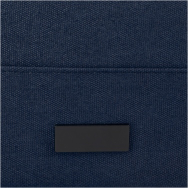 Logo trade promotional merchandise picture of: Joey 15” GRS recycled canvas rolltop laptop backpack 15L