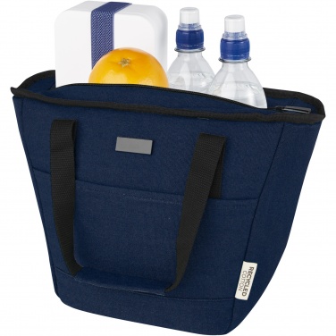 Logo trade promotional giveaways image of: Joey 9-can GRS recycled canvas lunch cooler bag 6L