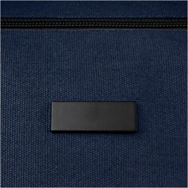 Logo trade corporate gifts image of: Joey GRS recycled canvas sports duffel bag 25L