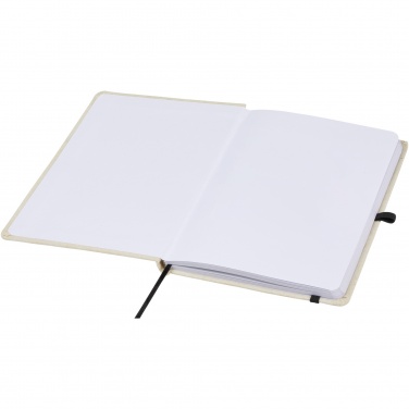 Logo trade promotional gift photo of: Tutico organic cotton hardcover notebook