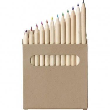 Logotrade promotional merchandise picture of: Artemaa 12-piece pencil colouring set