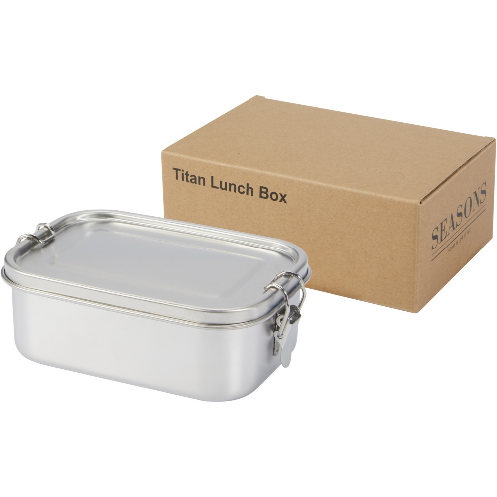Logotrade promotional items photo of: Titan recycled stainless steel lunch box