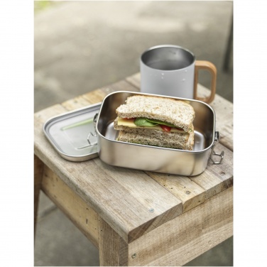 Logo trade promotional products image of: Titan recycled stainless steel lunch box