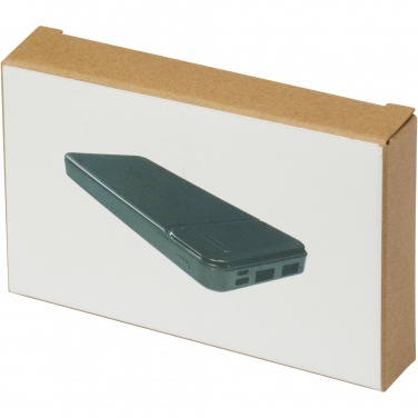 Logo trade promotional merchandise image of: Loop 10.000 mAh recycled plastic power bank 