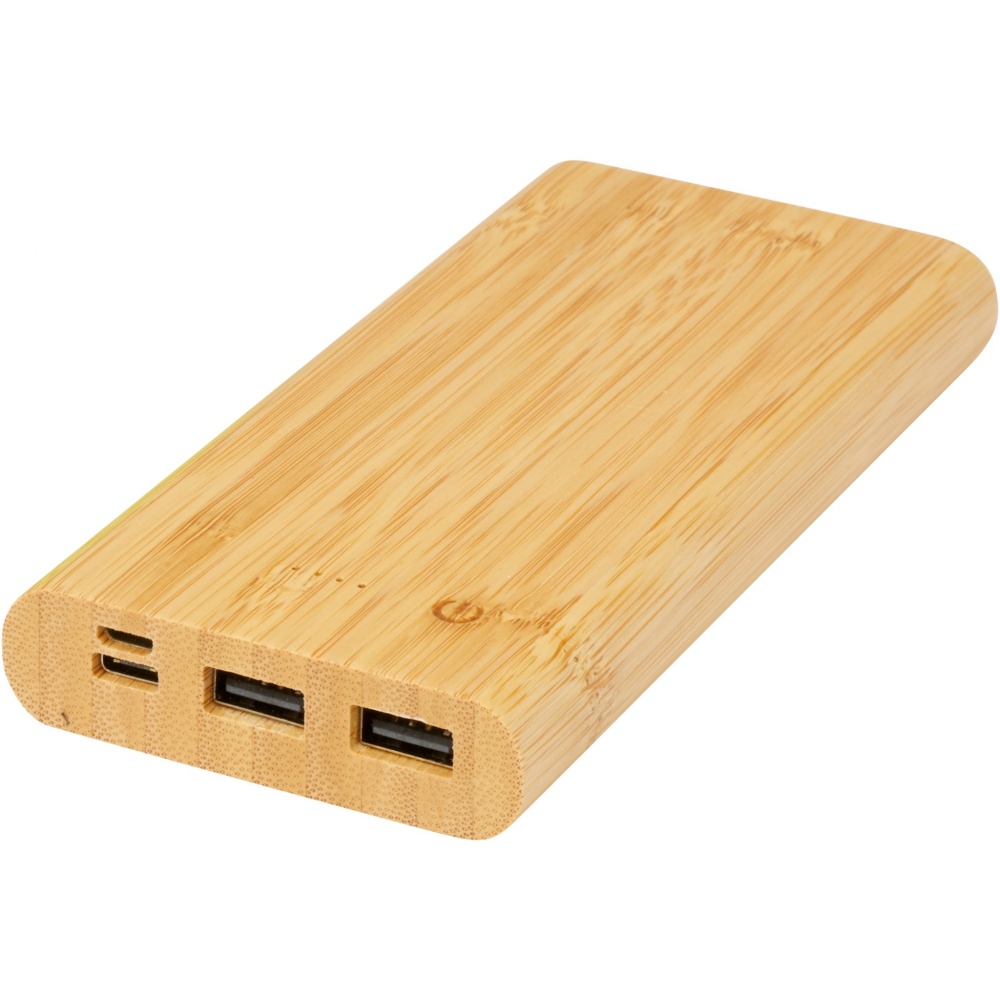 Logotrade advertising product image of: Tulda 10.000 mAh bamboo power bank