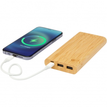 Logotrade promotional gift picture of: Tulda 10.000 mAh bamboo power bank