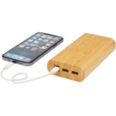 Logotrade promotional product picture of: Tulda 20.000 mAh bamboo power bank
