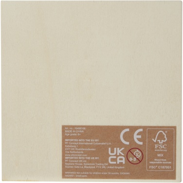 Logo trade promotional gift photo of: Bark wooden puzzle