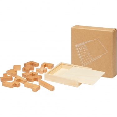Logo trade advertising products picture of: Bark wooden puzzle