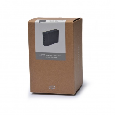 Logo trade promotional item photo of: ADAPT 72W recycled plastic PD power station