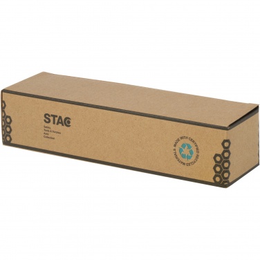 Logo trade advertising product photo of: Kuma bamboo/RCS recycled plastic torch with carabiner