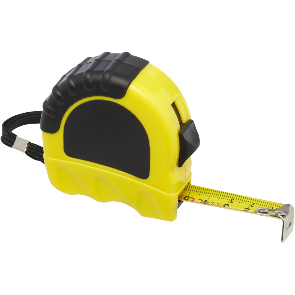 Logo trade promotional merchandise image of: Rule 5-metre RCS recycled plastic measuring tape