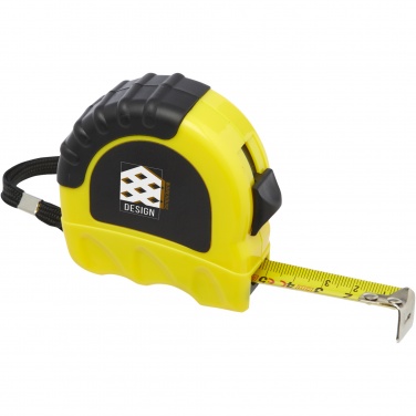 Logo trade promotional giveaway photo of: Rule 5-metre RCS recycled plastic measuring tape