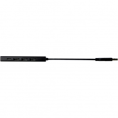 Logotrade promotional product image of: Rise RCS recycled aluminium USB 2.0 hub