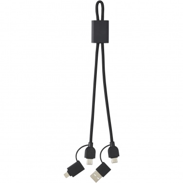Logo trade advertising product photo of: Connect 6-in-1 RCS recycled aluminium 45W quick charge & data transfer cable