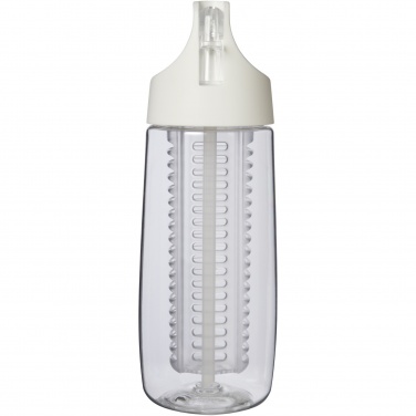 Logo trade promotional product photo of: HydroFruit 700 ml recycled plastic sport bottle with flip lid and infuser
