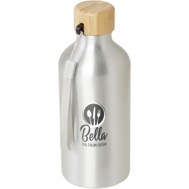 Logotrade promotional items photo of: Malpeza 500 ml RCS certified recycled aluminium water bottle