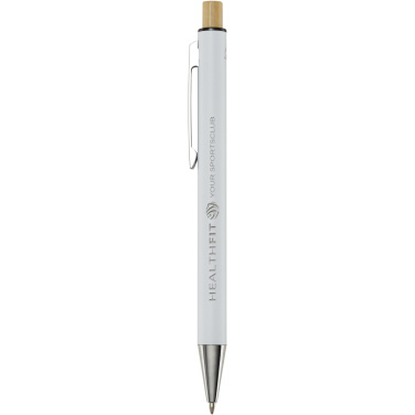 Logotrade promotional merchandise photo of: Cyrus recycled aluminium ballpoint pen (black ink)