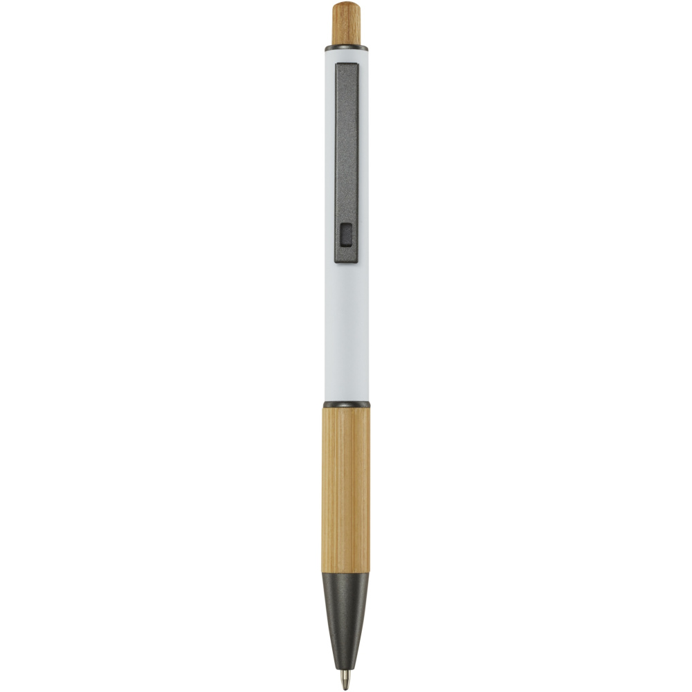 Logo trade business gifts image of: Darius recycled aluminium ballpoint pen