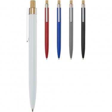 Logo trade promotional gifts image of: Nooshin recycled aluminium ballpoint pen  (blue ink)