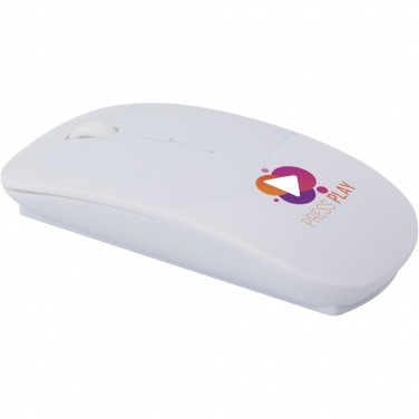 Logo trade promotional items picture of: Menlo RCS recycled plastic wireless mouse 