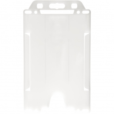 Logo trade advertising products image of: Pierre recycled plastic card holder 