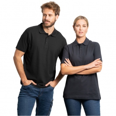Logo trade advertising products image of: Austral short sleeve unisex polo