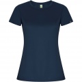 Imola short sleeve women's sports t-shirt, Navy Blue