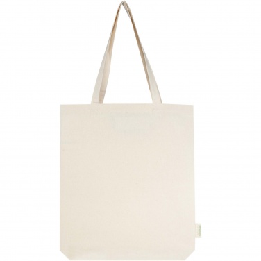 Logo trade promotional merchandise image of: Orissa 180 g/m² organic wide bottom tote bag 11L