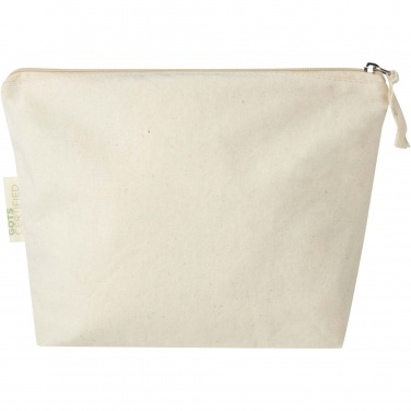 Logo trade promotional giveaway photo of: Orissa 180 g/m² organic toiletry bag 1L