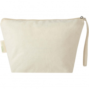 Logo trade promotional items image of: Orissa 180 g/m² organic large accessory pouch 3L