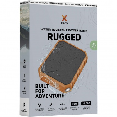Logotrade promotional merchandise picture of: Xtorm XR201 Xtreme 10.000 mAh 20W QC3.0 waterproof rugged power bank with torch