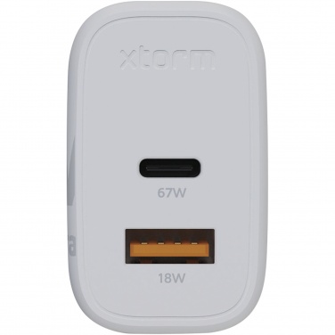 Logotrade promotional product image of: Xtorm XEC067 GaN² Ultra 67W wall charger