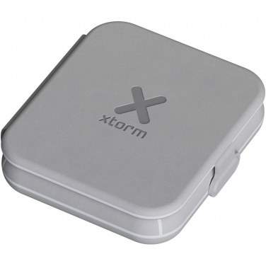 Logotrade promotional giveaways photo of: Xtorm XWF21 15W foldable 2-in-1 wireless travel charger