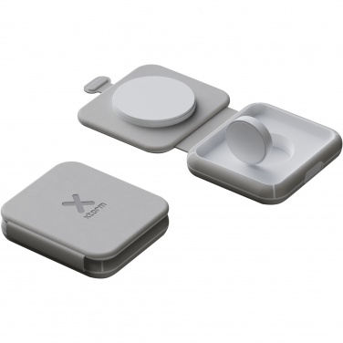 Logotrade promotional item picture of: Xtorm XWF21 15W foldable 2-in-1 wireless travel charger