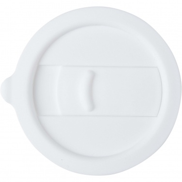 Logo trade promotional giveaways picture of: Java 330 ml ceramic tumbler with silicone wrap and plastic lid