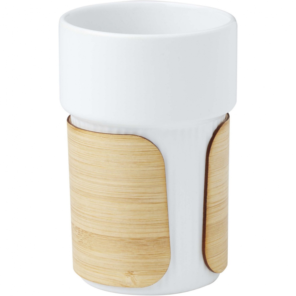 Logo trade promotional items picture of: Tumbler Fika 340 ml with bamboo sleeve