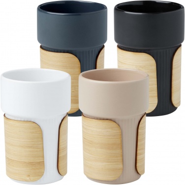 Logotrade promotional item image of: Tumbler Fika 340 ml with bamboo sleeve