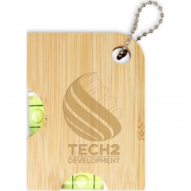 Logotrade promotional products photo of: Levo bamboo bottle opener with level 