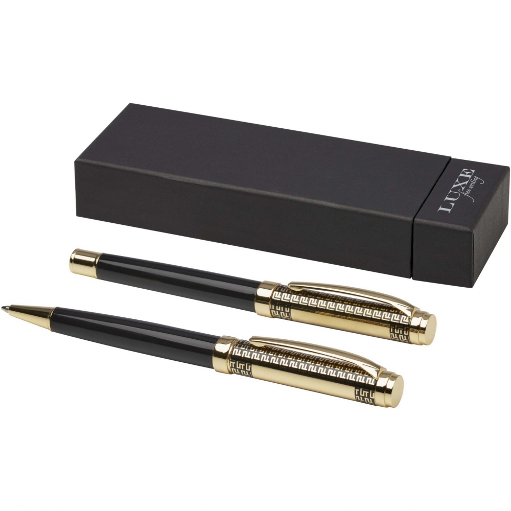 Logotrade promotional giveaway picture of: Legato ballpoint and rollerball pen set
