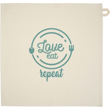 Logo trade promotional giveaway photo of: Alora 200 g/m² recycled cotton kitchen towel