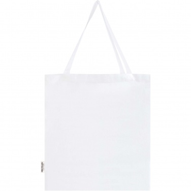 Logotrade advertising product image of: Madras 140 g/m² GRS recycled cotton gusset tote bag