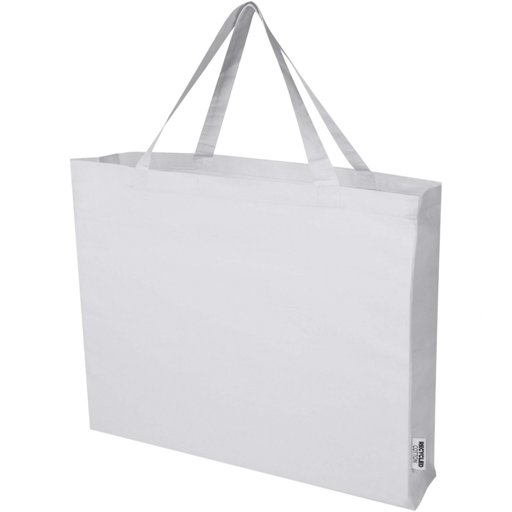 Logotrade promotional giveaway picture of: Odessa 220 g/m² GRS recycled cotton large tote bag