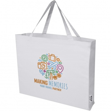 Logo trade promotional giveaway photo of: Odessa 220 g/m² GRS recycled cotton large tote bag