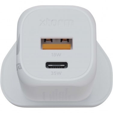 Logotrade corporate gifts photo of: Xtorm XEC035 GaN² Ultra 35W wall charger - UK plug