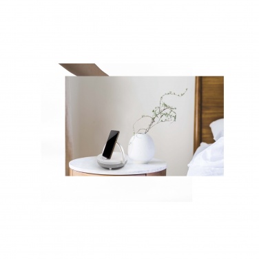 Logotrade promotional giveaways photo of: Prixton 4-in-1 10W Bluetooth® speaker with LED light and wireless charging base